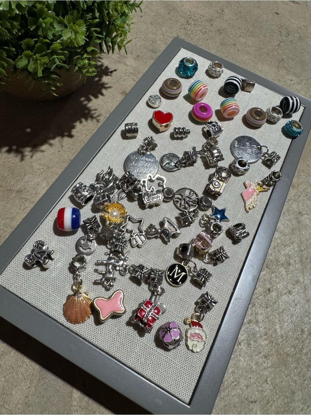 Lot of 50 Bracelet Charm Bundle